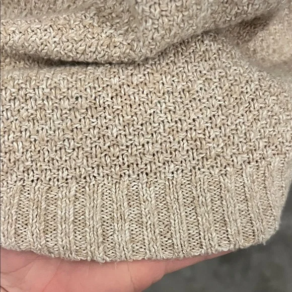 Pink Clover Textured Beige Sweater Stitch Fix - Picture 4 of 7